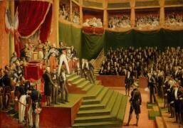 Louis-Philippe prêtant serment à la Charte constitutionnelle (9 août 1830) (anonyme) - Muzeo.com