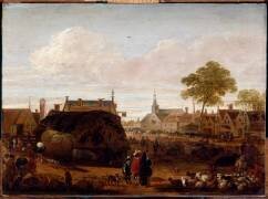 Marché aux bestiaux (Herman Saftleven) - Muzeo.com