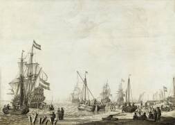Marine (Willem van de Velde le Jeune) - Muzeo.com
