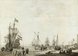 Marine (Willem van de Velde le Jeune) - Muzeo.com