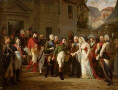 Napoléon Ier reçoit la reine de Prusse à Tilsitt, 6 juillet 1807 (Jean-Charles Tardieu) - Muzeo.com