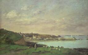 Paysage (Eugène Boudin) - Muzeo.com