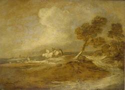 Paysage avec Cavalier (Thomas Gainsborough) - Muzeo.com