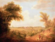 Paysage avec Maison (Thomas Gainsborough) - Muzeo.com