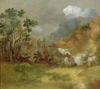 Paysage avec Moutons (Thomas Gainsborough) - Muzeo.com