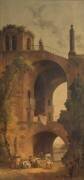 Paysage avec ruines (Hubert Robert) - Muzeo.com