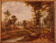 Paysage hollandais (Isaak van Ostade) - Muzeo.com
