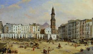 Piazza Mazaniello (Jean-Auguste Bard) - Muzeo.com