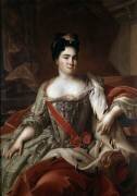 Portrait de l'impératrice russe Catherine Iere (Jean-Marc Nattier) - Muzeo.com