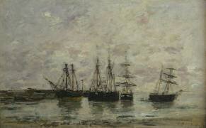 Portrieux (Eugène Boudin) - Muzeo.com