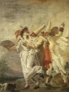 Pulcinella amoureux (Giandomenico Tiepolo) - Muzeo.com