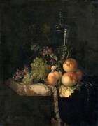 Raisins et pêches (Willem van Aelst) - Muzeo.com
