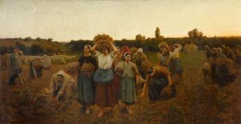 Rappel des glaneuses (Jules Breton) - Muzeo.com