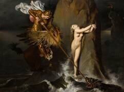 Roger délivrant Angélique (Jean-Auguste-Dominique Ingres) - Muzeo.com