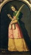 Sainte Apollonia (Francisco de Zurbaran) - Muzeo.com