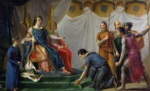 Saint-Louis graciant Mauclerc (Georges Rouget) - Muzeo.com