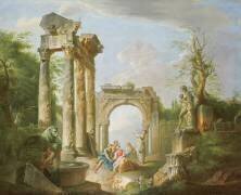 Scène arcadienne (Giovanni Paolo Pannini) - Muzeo.com