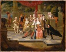 Scène de carnaval (Carel-Jacob Crec) - Muzeo.com