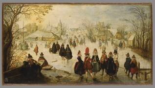 Scène de patinage (Adam van Breen) - Muzeo.com