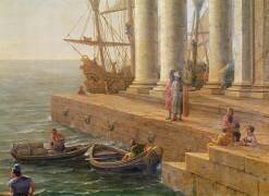 Scène portuaire (Claude Gellée) - Muzeo.com