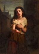 Une mendiante (Hugues Merle) - Muzeo.com
