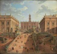 Vue du Campidoglio (Giovanni Paolo Pannini) - Muzeo.com