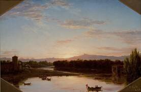 Vue sur l'Arno, 1838 (Thomas Cole) - Muzeo.com