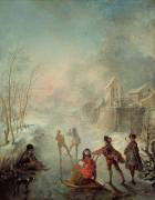 L'hiver (Jacques de Lajoue) - Muzeo.com
