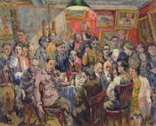 Artistes Moscovites (Aristarkh Lentulov) - Muzeo.com