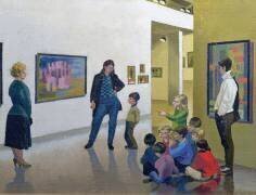 La leçon d'art (Osmund Caine) - Muzeo.com