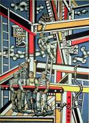 Les constructeurs (Fernand Léger) - Muzeo.com