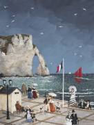 L'orage approche d'Etretat (Fabienne Delacroix) - Muzeo.com
