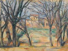 Arbres et maisons (Paul Cézanne) - Muzeo.com