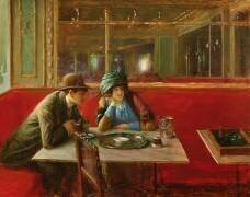 Au Café (Jean Béraud) - Muzeo.com