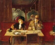 Au Café (Jean Béraud) - Muzeo.com