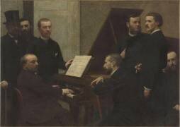 Autour du piano (Henri Fantin-Latour) - Muzeo.com
