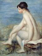 Baigneuse assise (Auguste Renoir) - Muzeo.com