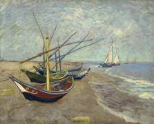 Barques aux Saintes-Maries (Vincent van Gogh) - Muzeo.com