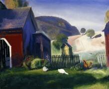 Basse-cour et poulets (George Wesley Bellows) - Muzeo.com