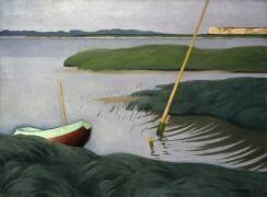 Bateau à Berville (Félix Vallotton) - Muzeo.com