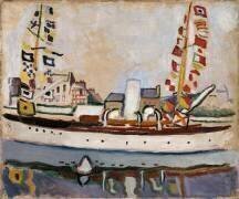 Bateau pavoisé (Raoul Dufy) - Muzeo.com