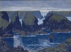 Belle-Île, Goulphar (Jean-Francis Auburtin) - Muzeo.com