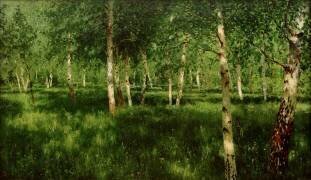 Birch Copse (Isaac Levitan) - Muzeo.com