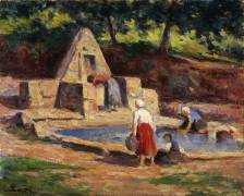 Blanchisseuses (Maximilien Luce) - Muzeo.com