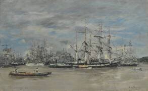 Bordeaux (Eugène Boudin) - Muzeo.com