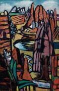 Rochers - Paysage rocheux (Max Beckmann) - Muzeo.com