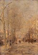 Boulevard de banlieue (Jean-François Raffaelli) - Muzeo.com