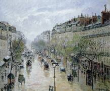 Boulevard Montmartre (Camille Pissarro) - Muzeo.com