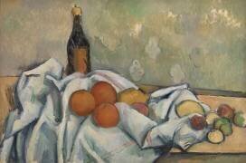 Bouteille et fruits (Paul Cézanne) - Muzeo.com