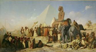 Cambyse et Psamménite (Jean Adrien Guignet) - Muzeo.com